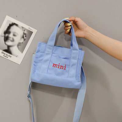 

Tailored Women Small Fresh Literary Canvas Handbag Messenger Bag Handbag Shoulder Bag