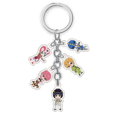 

Anime JOJOs Fantastic Adventure keychain Acrylic Pendant Anime Accessories Cartoon Cosplay Anime Fans Gifts