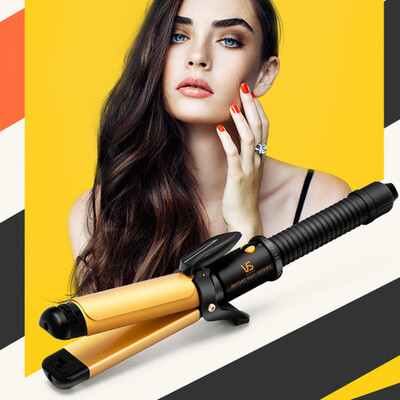 

〖Follure〗Anti-Static Ceramic Curler & Straightener Hot Hair Iron Curling Ceramic Wave