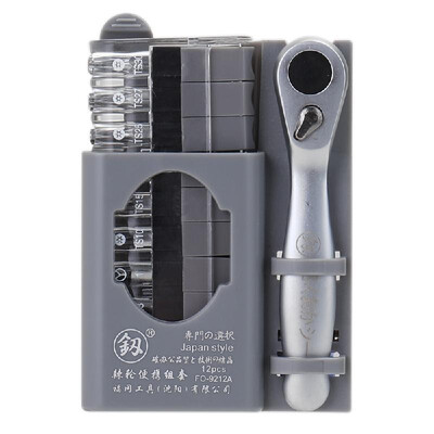 

Portable Mini Ratchet Wrench Screwdrivers Set Straight&Cross Screwdriver Kit Convenient to Use