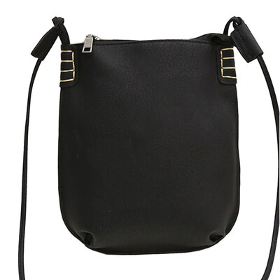 

Vintage Solid Color Womens Faux Leather Crossbody Bag Zipper Shoulder Pouch