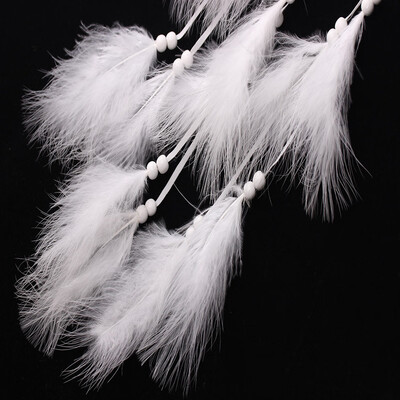 

Toponeto Dream Catcher Circular Feather Hang Crafts Handmade Home Hanging Craft