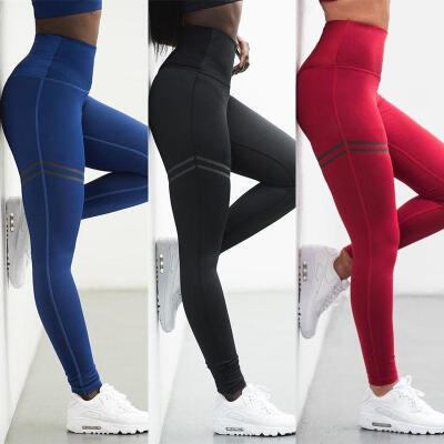 

Women Sports Pants High Waist Yoga Fitness Leggings Running Gym Stretch Trousers