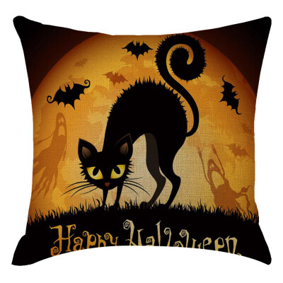 

Siaonvr Halloween Pumpkin Pillow Cover Pillowcases Decorative Sofa Cushion Cover