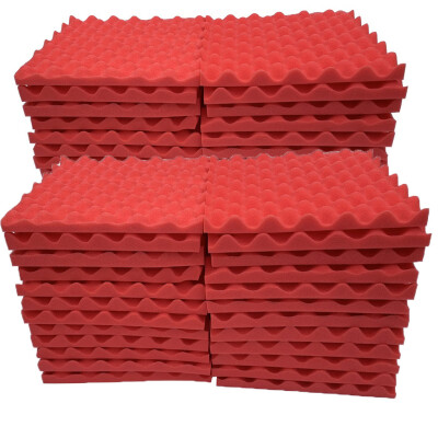 

〖Follure〗48Pcs Acoustic Foam Panel Sound Stop Absorption Sponge Studio KTV Soundproof