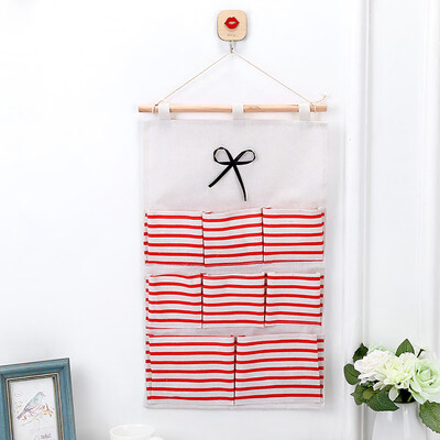 

〖Follure〗Multiple Pockets Storage Hanging Bag Wall Mounted Door Pouch Room Organizer BU