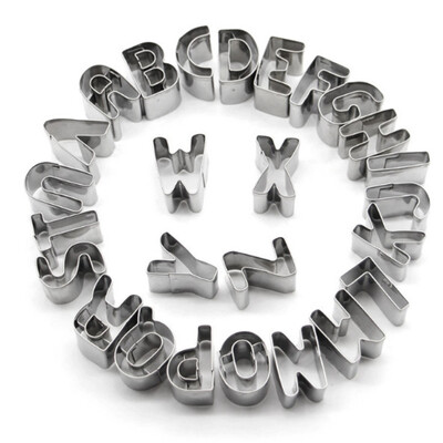 

26 Letters Stainless Steel Cookie Cutter