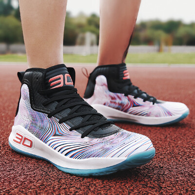 

High-top sports basketball shoes mens shoes boots wear-resistant non-slip outfield basketball shoes