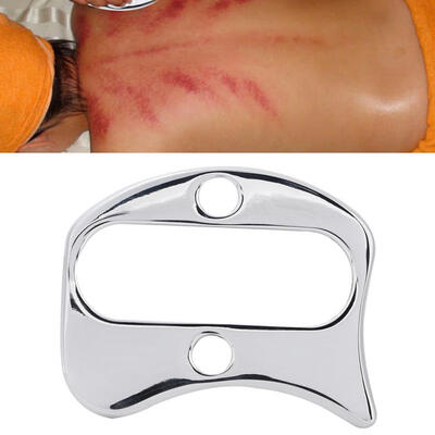

Greensen Stainless Steel Scraping Board Body Scrapper Plate for Release Pain Relief Guasha Tools