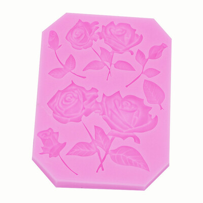 

Rose Leaf Silicone Fondant Mould Flower Leaves Cake Baking Chocolate Icing Mold