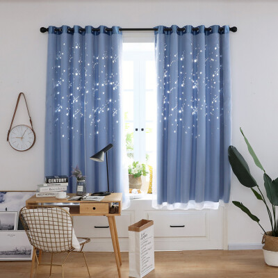 

Toponeto 1PCS Hollowing Out Door Window Curtain Drape Panel Sheer Scarf Valances