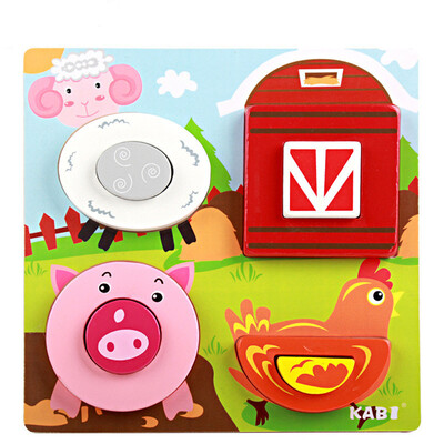 

Tailored 1PC Wooden Puzzle Educational Developmental Baby Kids Training Toy A
