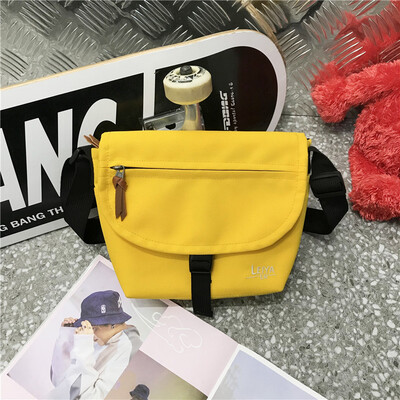 

Waterproof canvas bag girl with one shoulder&oblique Bag