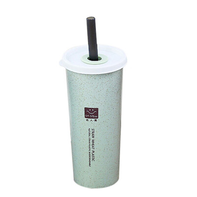 

〖Follure〗HOT Travel Office Coffee Tea Student Straws Water Bottle Cups Straw Wheat Cup