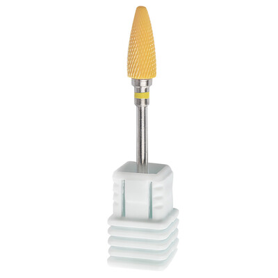 

Gobestart 1PC Yellow Nano Coated Carbide Nail Drill Bit Gel Remove Polishing Manicure Tool