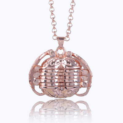 

Hot Magic 5 Photo Pendant Memory Floating Locket Necklace Angel Wings Flash Box Fashion Album Box Necklaces