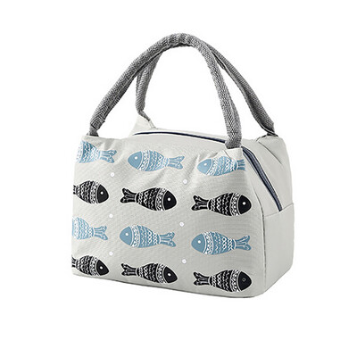 

Siaonvr Thermal Insulated Lunch Box Tote Cooler Bag Bento Pouch Lunch Container