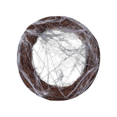 

Toponeto Halloween Decoration Pendant Spider Silk Circle Scene Layout Ornaments Garland