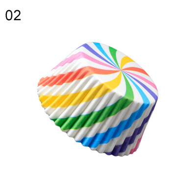 

100Pcs Lovely Cupcake Cake Paper Cup Baking Chocolate Glutinous Rice Tray Decor