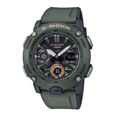 

Casio G-Shock GA-2000-3A Carbon Core Guard Digital Analog Watch Waterproof Quartz Wristwatch For Men - Miltary Green