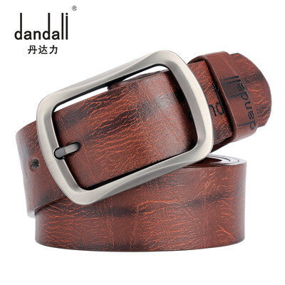 

Factory direct foreign trade pin buckle mens belt Japanese word buckle retro belt simulation leather cross-border explosion models mens belt