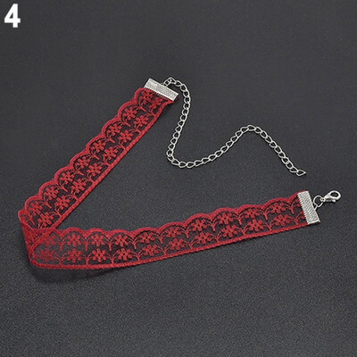 

Women Gift Gothic Punk Retro Bohomian Lace Collar Choker Charm Necklace Jewelry