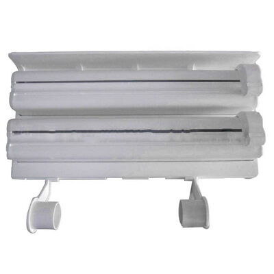 

Kitchen Roll Towel Paper Holder Dispenser Cling Film Wall Mounted Shelf Rack