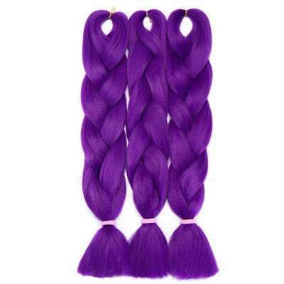 

3 Packs Braiding Hair Ombre for crochet Hair Weave with Synthetic&Twist Braiding Hair Extensions