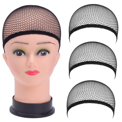 

〖Follure〗3 Pc Wig Caps Elastic Stocking Wig Liner Cap Nylon Stretch Mesh Nylon Caps Mesh