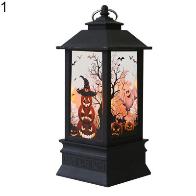 

Halloween Pumpkin Witch Ghost Hand Candle LED Light Desktop Decor Lamp Lantern