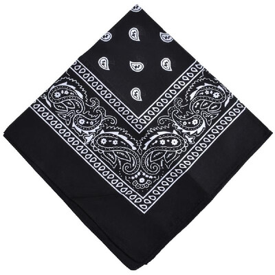 

Vintage Women Men Square Scarf Kerchief Retro Print Multi-Colors Headband Boho Scarves