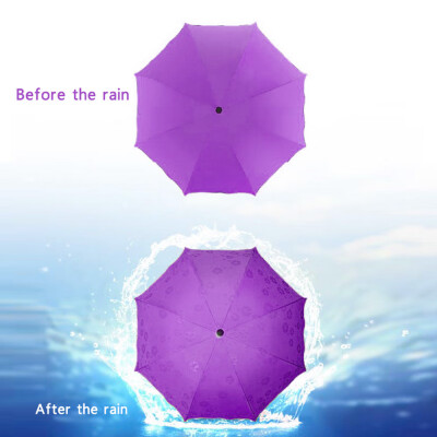 

JPGIF Travel Parasol Folding Rain Windproof Umbrella Folding Anti-UV SunRain Umbrella