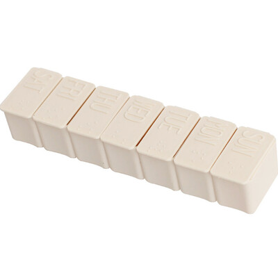 

Gobestart Day Weekly Pill Medicine Box Holder Storage Organizer Container Case Portable