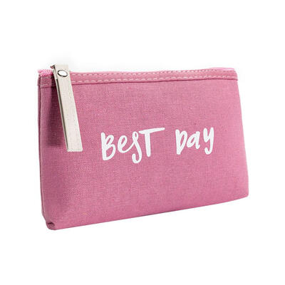 

Fashion Women Portable Letter Print Clutch Cosmetics Storage Makeup Bags