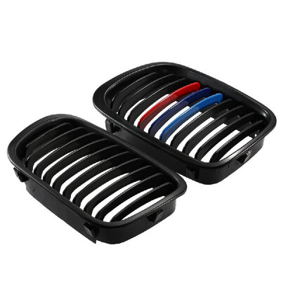 

2Pcs Matte Black -color Front Grille for BMW E46 3 Series 4 Door 1998-2001