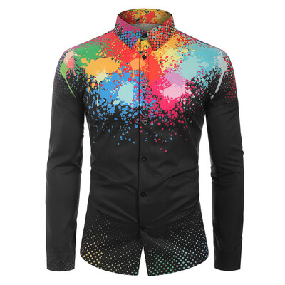 

Tailored Mens Autumn And Winter Shirts Casual Long Sleeve Tops Loose Casual Blouse