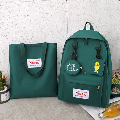 

Insfeng junior high school schoolbag female Korean version high school pupils shoulder bag girls campus bags large capacity Backpa