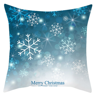 

〖Follure〗Christmas Series Home Decor Polyester Peach Skin Pillow Case 18x18in