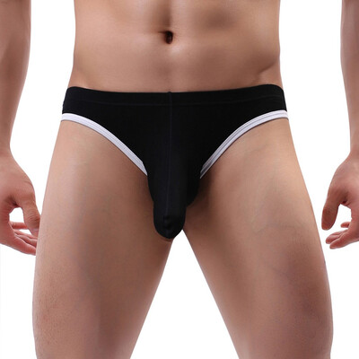 

Tailored Mens Splicing Underwear Soft Breathable Knickers Short Sexy Briefs