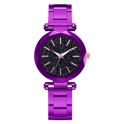 

Quartz watch starry virgin watch exquisite scale steel belt ladies watch