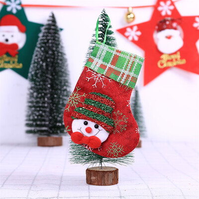 

〖Follure〗Christmas Santa Socks Cute Ornaments Festival Party Xmas Tree Hanging Decoration