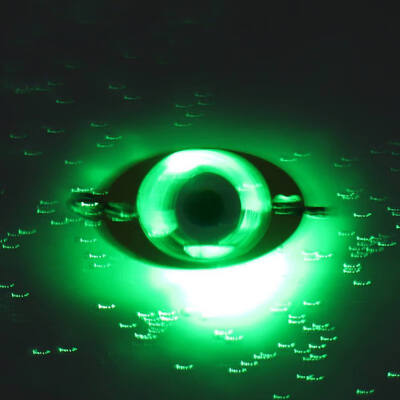 

1 Pcs LED underwater fish trap LED Deep Drop Underwater Eye Shape Fishing Squid Fish Lure Light Flashing Lamp