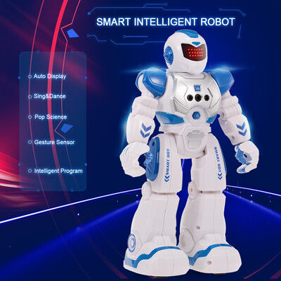 

Smart Interactive RC Robot Toy Blue For Kids Age 6