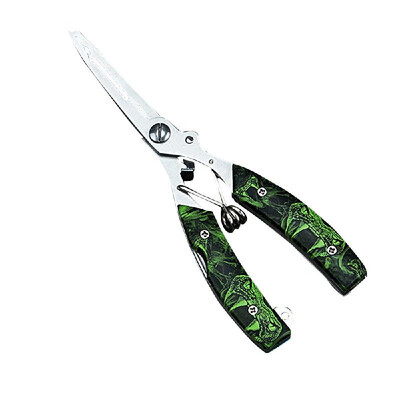 

Multi-purpose Stainless Steel Pliers Scissors Line Cutter Camouflage Fishing Pliers Lure Hook Remover Tackle Tool Fishing Accessor