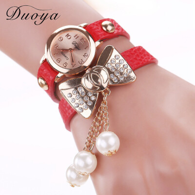 

Duoya around the circle table bow speed sale through the explosion ladies fashion casual bracelet watch