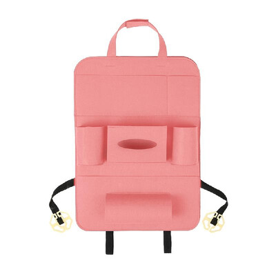 

Auto Car Backseat Organizer Car-Styling Holder Felt Covers Versatile Multi-Pocket Seat Wool Felt Storage Container Hanging Box Mul