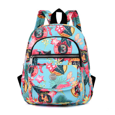 

Fashion double shoulder bag female bag printed cloth bag leisure large capacity anti-splashing nylon Oxford cloth bag tide