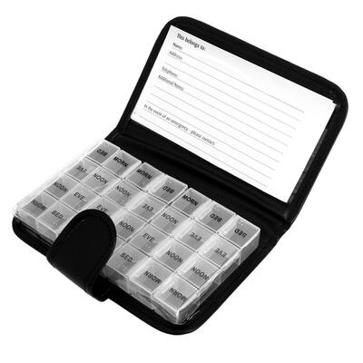

28 Grids Pills Storage Box Tablet Case Stationery Holder OrganizerClear