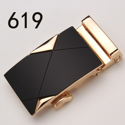 

Fashion Mens Business Alloy Automatic Buckle Unique Men Plaque Belt BucklesRatchet Men 35cm Apparel Accessories GH20
