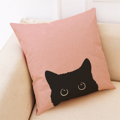 

〖Follure〗Home Decor Cushion Cover Cute Dog Head Throw Pillowcase Pillow Covers